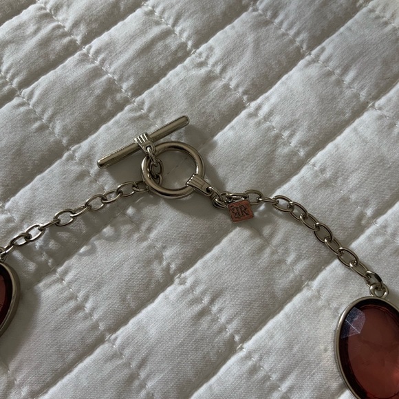 Banana Republic Silver and Pink Necklace - Picture 3 of 5